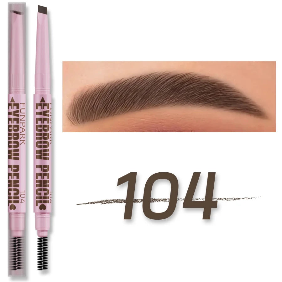 2 in 1 Waterproof Eyebrow Pencil