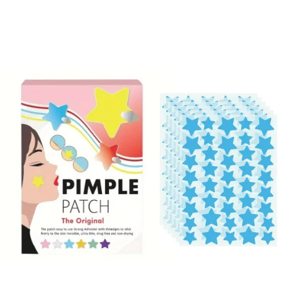 40 pieces of multi-color star acne patches