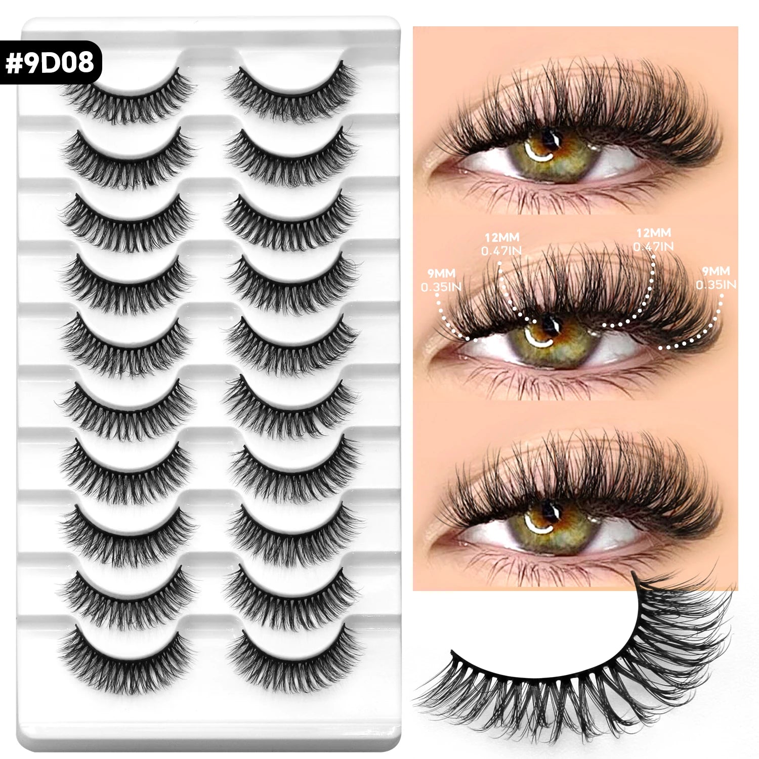 Strips Mink Fluffy Lashes