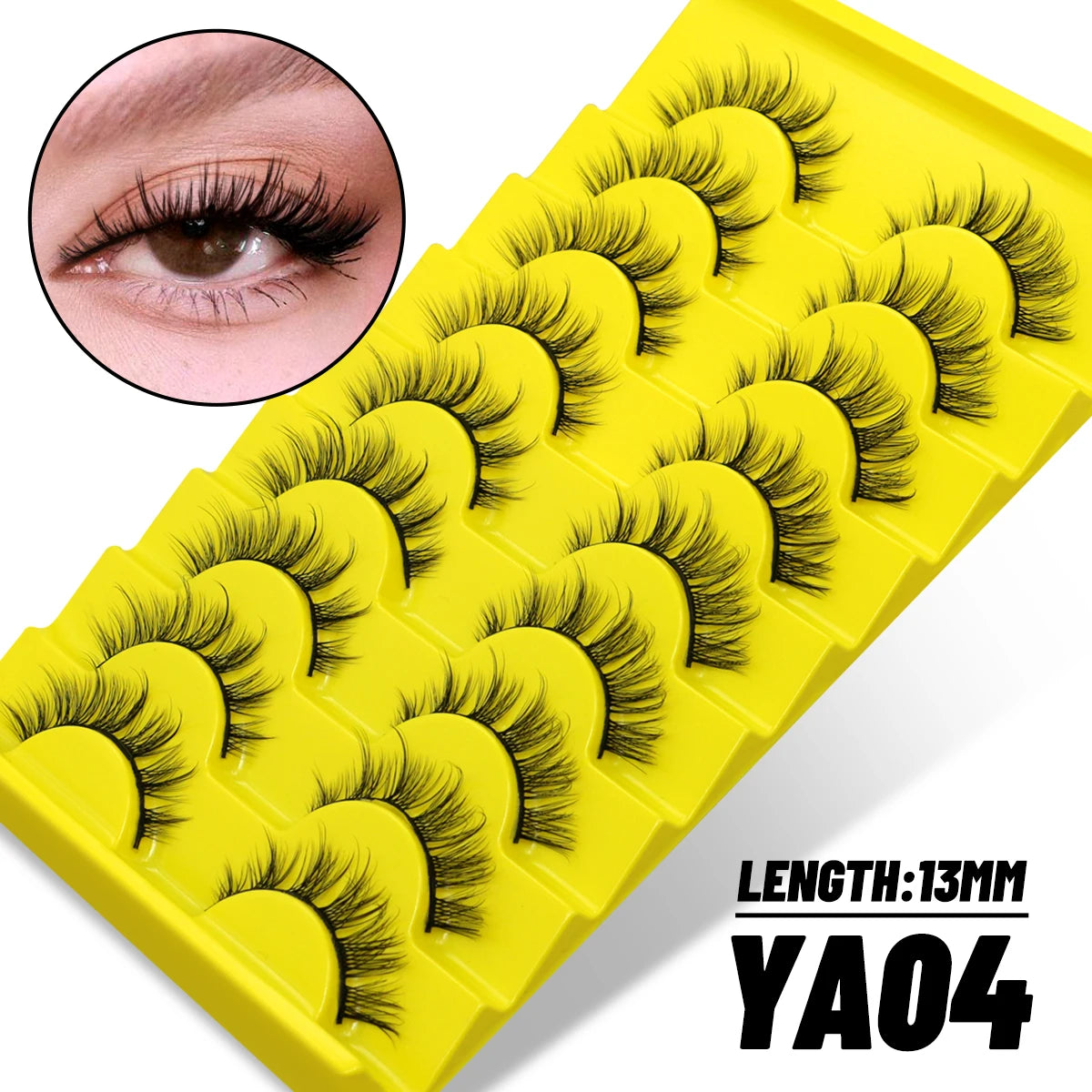 Natural False Eyelashes (5/10 Pairs)
