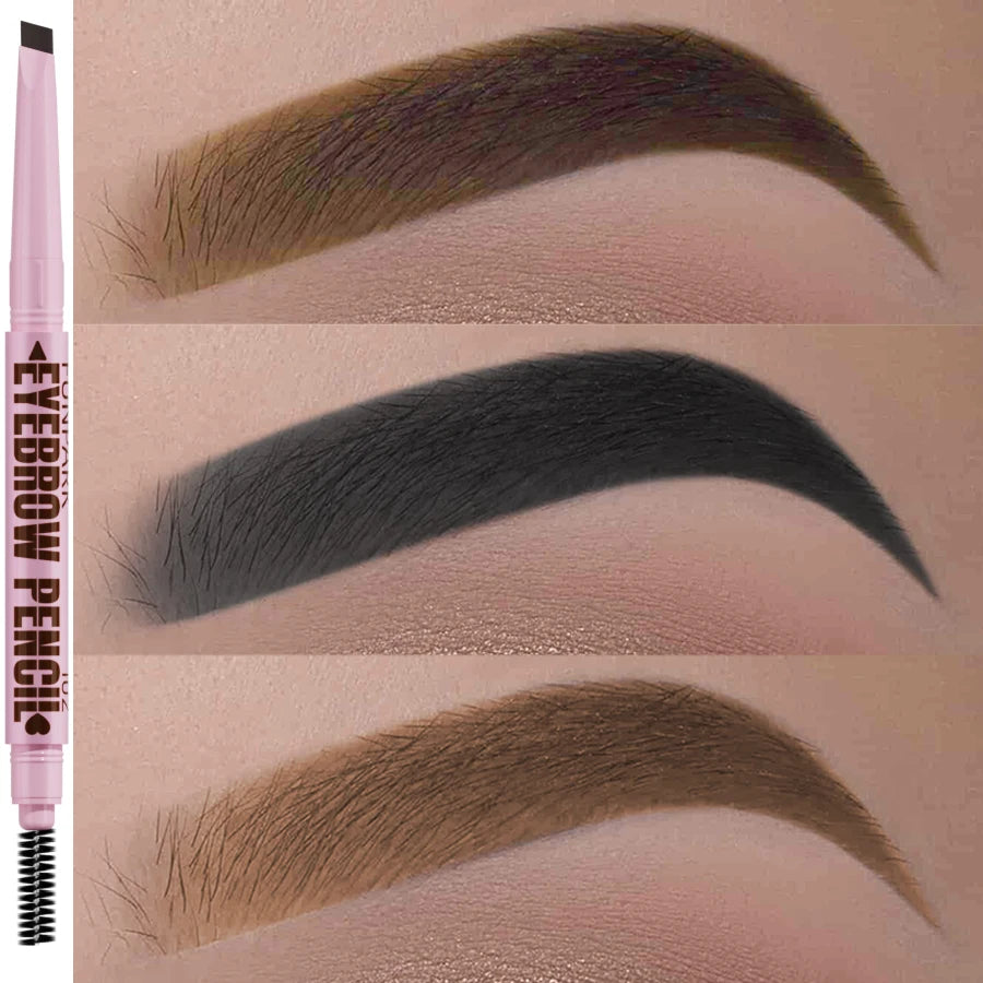 2 in 1 Waterproof Eyebrow Pencil