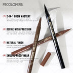 Double-Ended Waterproof Eyebrow Pencil
