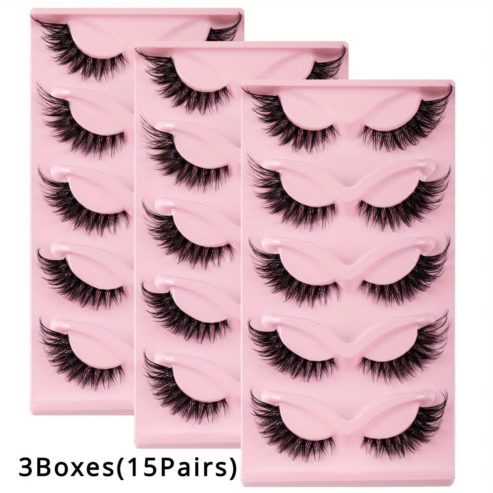 Cat Eye Lashes (15 Pairs)