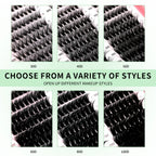 Mixed Tray Eyelash Extension with kit