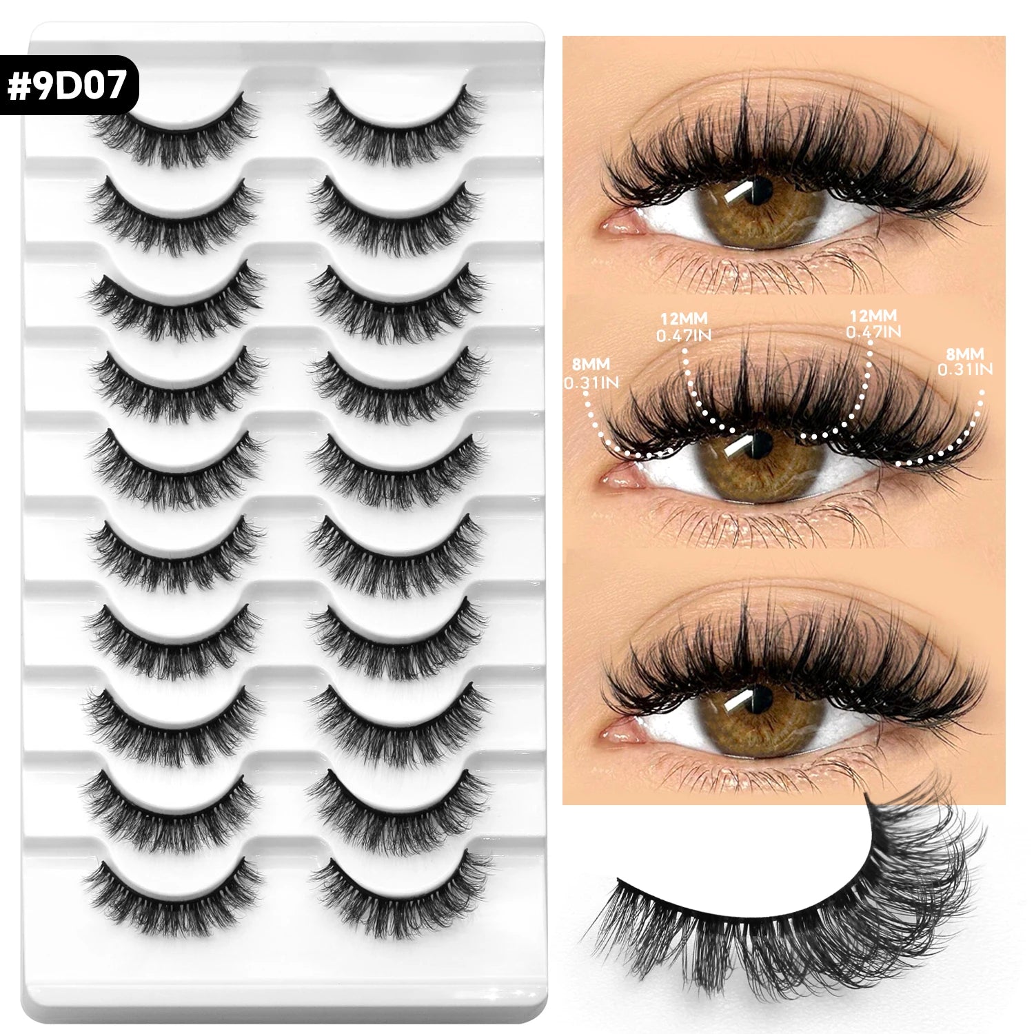 Strips Mink Fluffy Lashes
