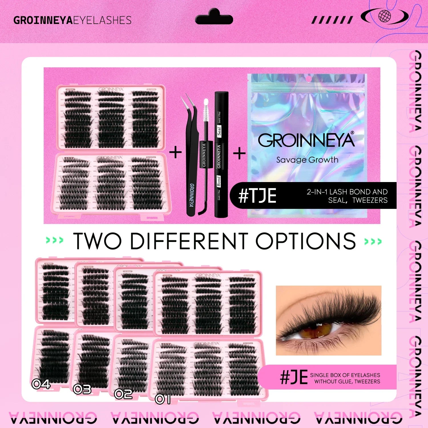 Wispy Cat Eyelash Extensions Kit