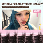 200 Pcs Extensions Eyelash Clusters Kit