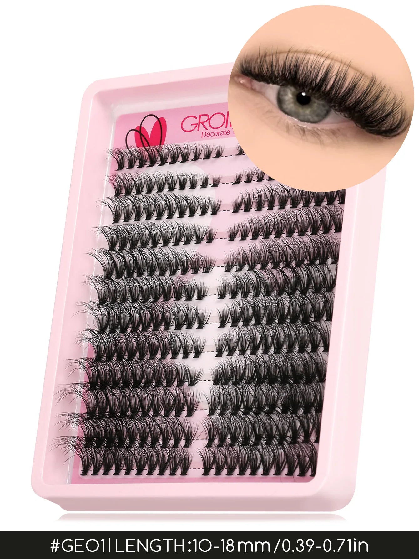 Cat Eyelashes Wispy Individual Lashes Extensions