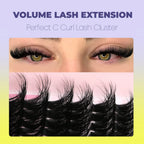 Cat Eyelashes Wispy Individual Lashes Extensions